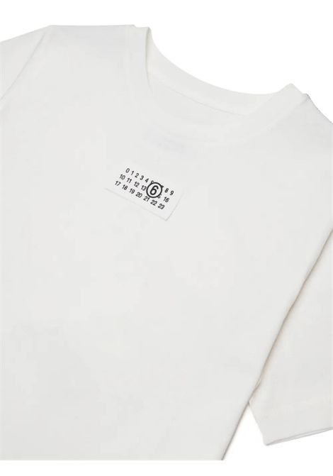 T-shirt con logo MM6 KIDS MAISON MARGIELA | M61163 MM04IM6102